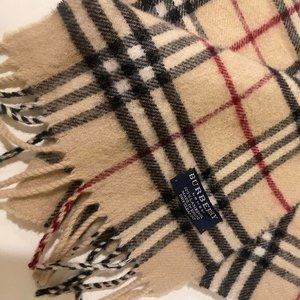 Burberry Classic Vintage Check Cashmere Scarf (Children's) NWOT